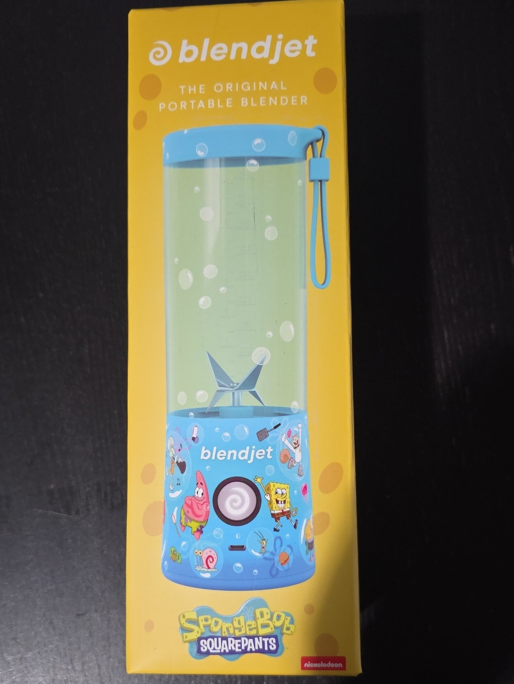 BlendJet Portable Blender - Blue SpongeBob Edition